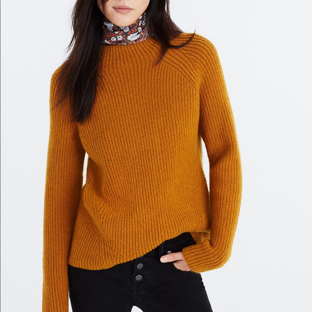 Madewell | Northfield Mock Neck Sweater